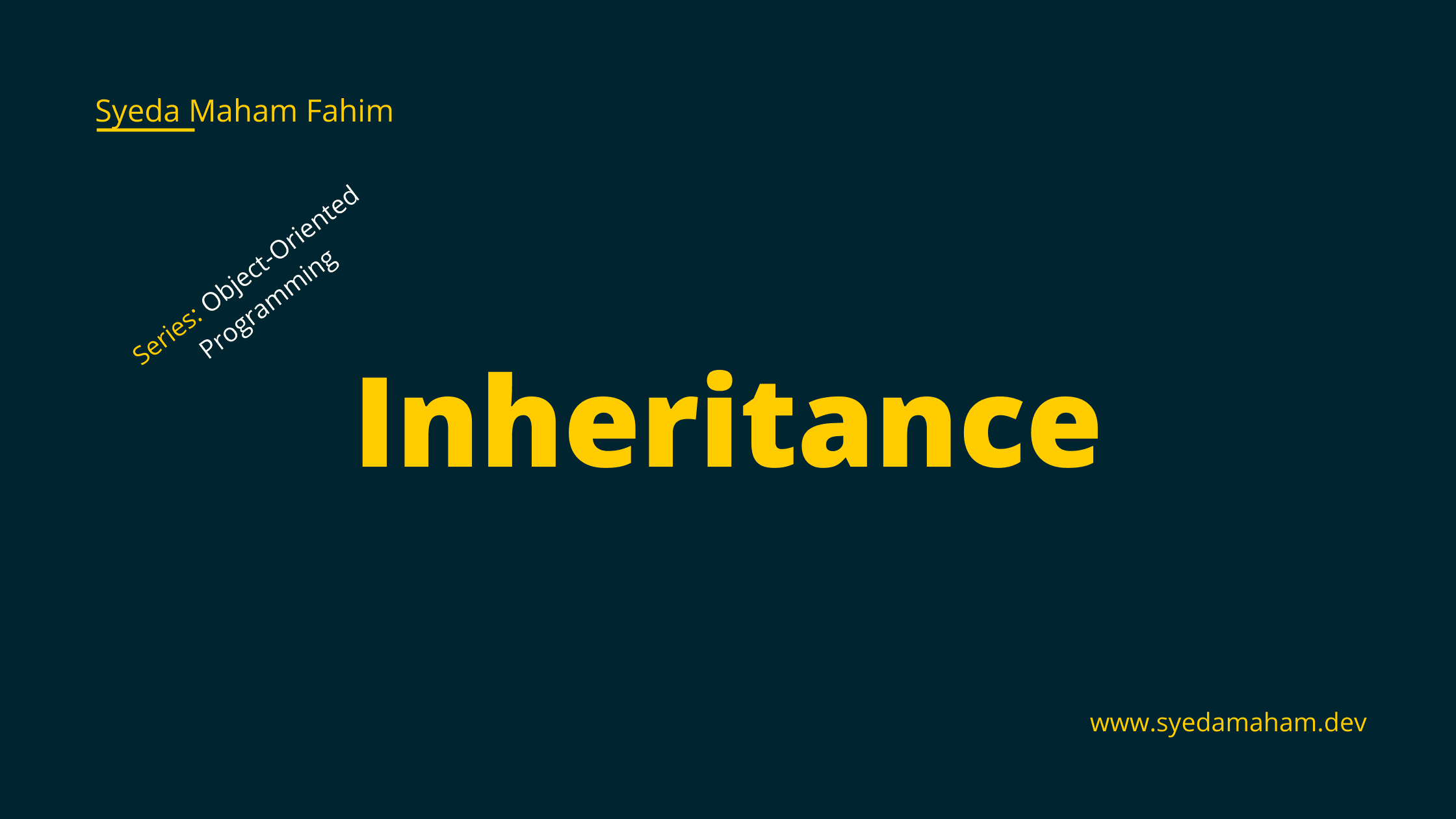 Inheritance