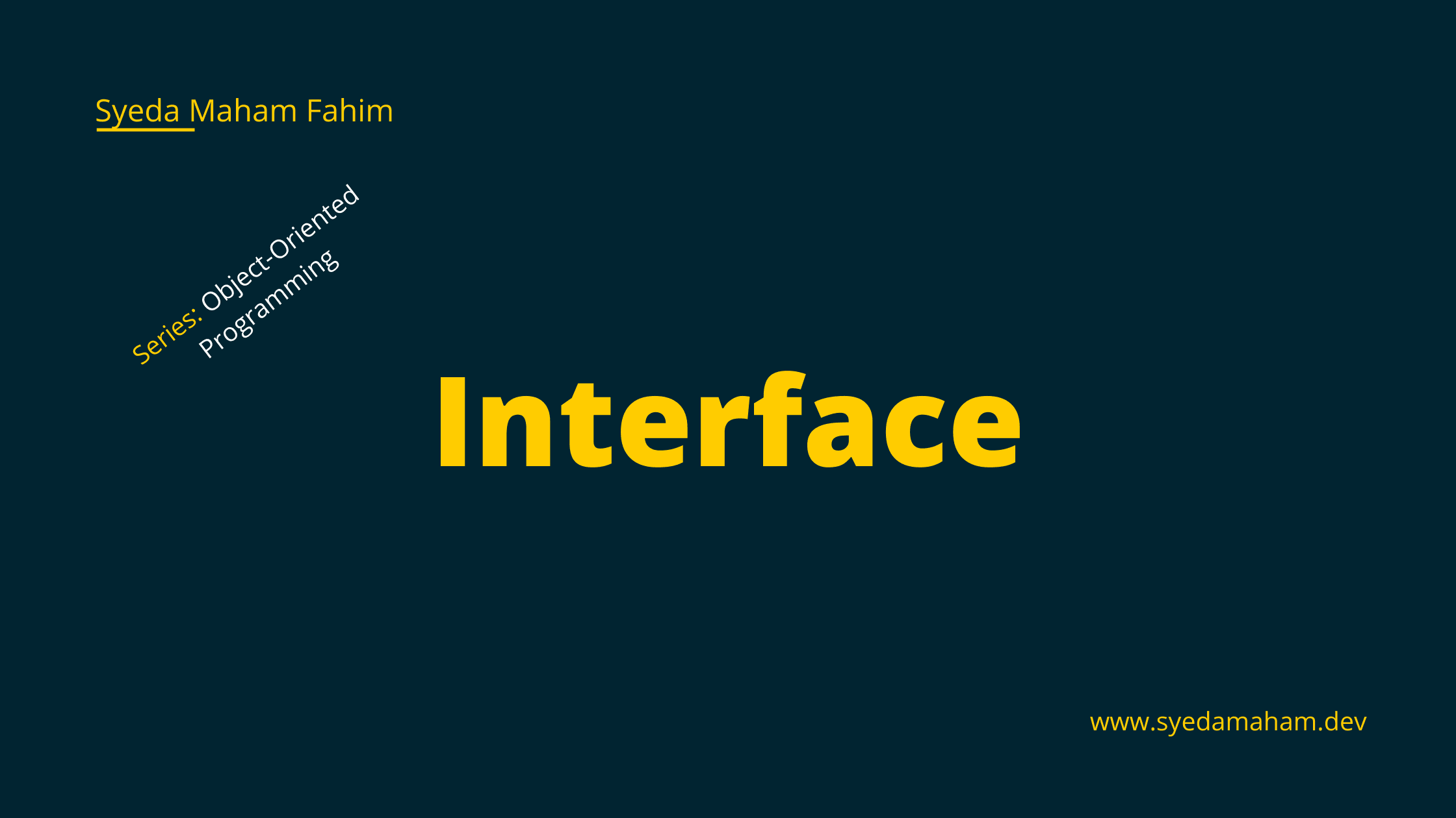 Interface