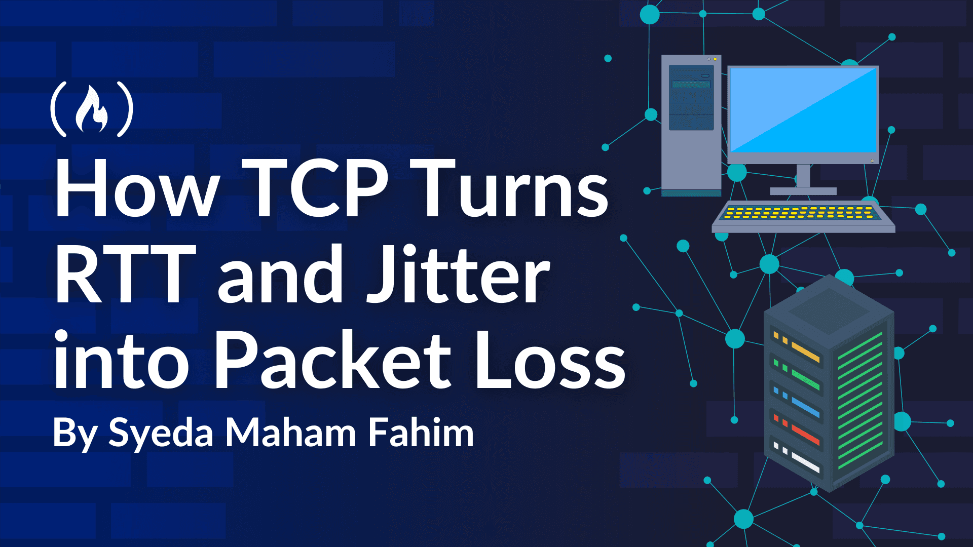 How TCP Turns Round Trip Time and Jitter into Packet Loss