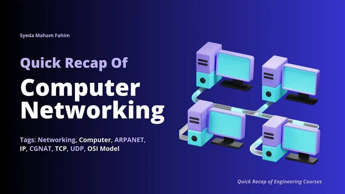Quick Recap of Computer Networking